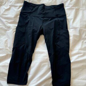 Lululemon black running leggins